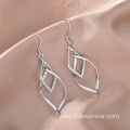 Earrings 925 Sterling Silver White Gold Rose Gold